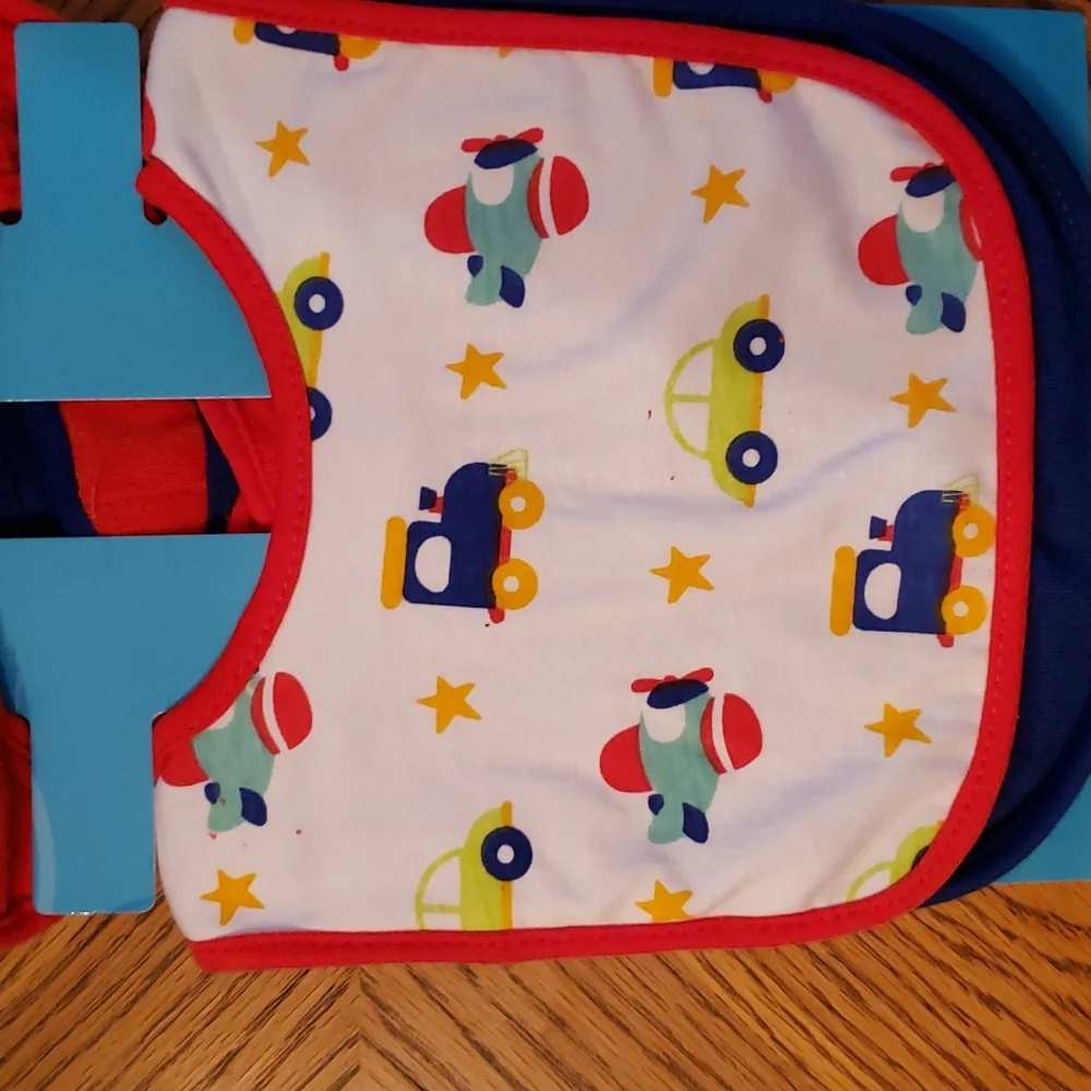 8 Pack of Baby Bibs by Safety 1st New